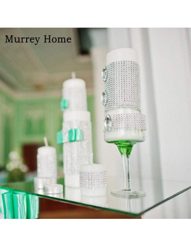 Espejo de Pared Murrey Home 12 Piezas 30x30 cm Vidrio Pulido