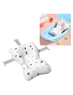 Asiento de Baño para Bebés Blanco - Almohadilla Antideslizante