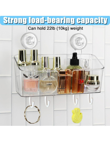 Soporte de Almacenamiento de Juguetes de Baño ERTIUANIO 2 Pcs