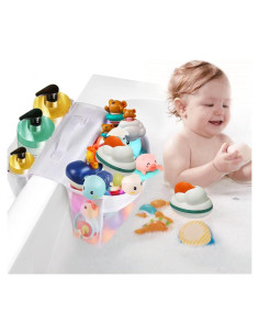 Organizador de Juguetes de Baño Alunduto - 2 Compartimentos