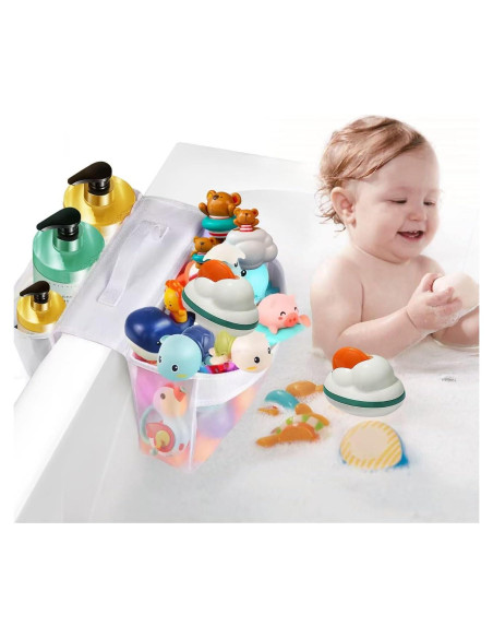 Organizador de Juguetes de Baño Alunduto - 2 Compartimentos Organizador de Juguetes de Baño Alunduto - 2 Compartimentos