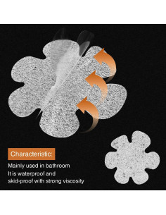 Pegatinas Antideslizantes Secopad 24 Piezas para Baño 2