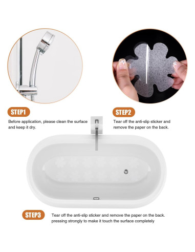 Pegatinas Antideslizantes Secopad 24 Piezas para Baño