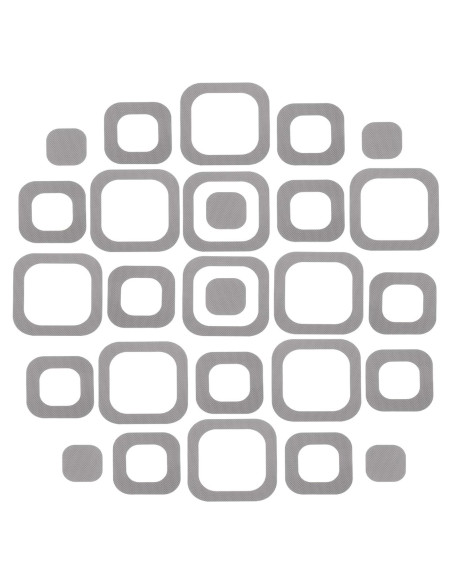 20 Piezas Stickers Antideslizantes Patelai para Baño 10x10 cm