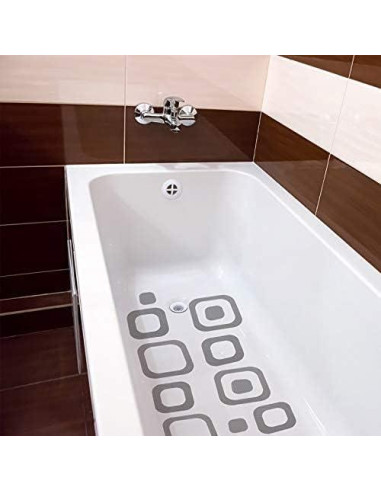 20 Piezas Stickers Antideslizantes Patelai para Baño 10x10 cm