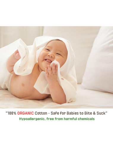 Paquete de 5 Paños de Gasa Orgánica Babyan - Algodón Ecológico