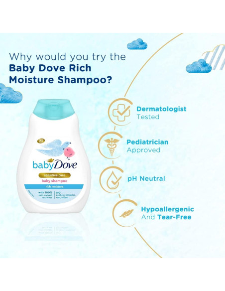 Champú Hidratante Dove Baby 200ml - Suave y Nutritivo