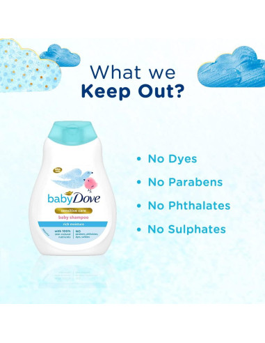 Champú Hidratante Dove Baby 200ml - Suave y Nutritivo