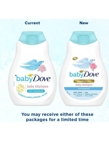 Champú Hidratante Dove Baby 200ml - Suave y Nutritivo