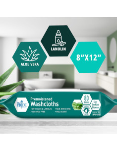 Toallitas Desechables XL MED PRIDE 80 Unidades Aloe Vera 2
