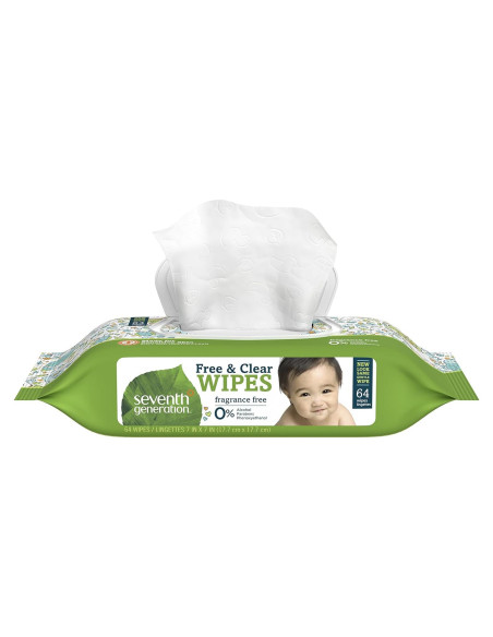 Toallitas para Bebés Seventh Generation Free & Clear 768 Unidades