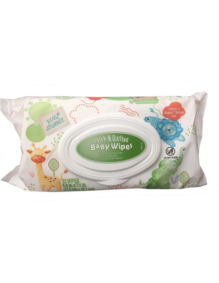 Toallitas Húmedas para Bebés Little Journey - 216 Unidades