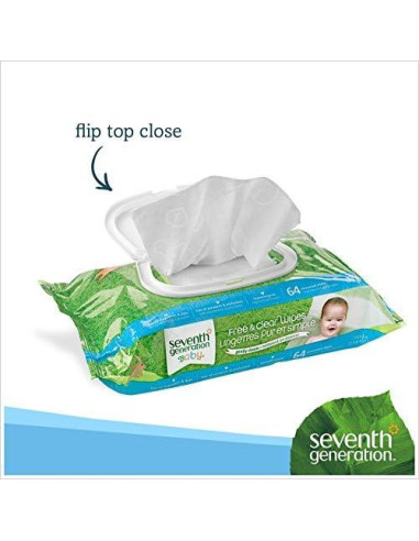 Toallitas para Bebés Seventh Generation Free & Clear 768 Unidades