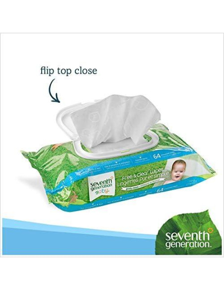 Toallitas para Bebés Seventh Generation Free & Clear 768 Unidades
