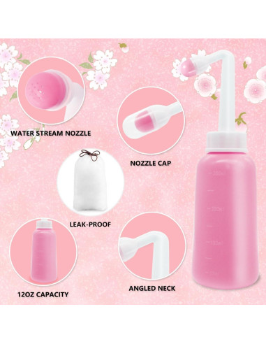 Botella Peri Premium Showvigor 350ml para Cuidado Postparto