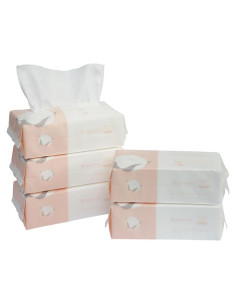 Toallitas Secas Extra Gruesas Careboree 100% Algodón 20x20cm