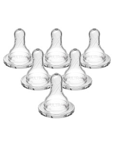 Chupón Ultra-Preemie Dr. Brown's - Flujo Súper Lento - 6 Unidades