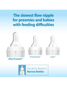 Chupón Ultra-Preemie Dr. Brown's - Flujo Súper Lento - 6 Unidades 2