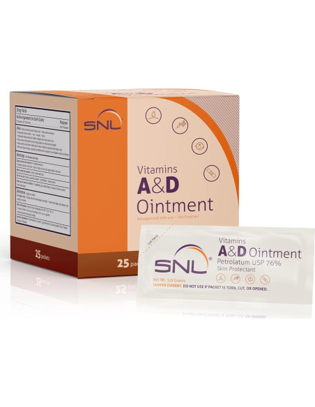 Ungüento de Vitaminas A&D SNL - 75 Paquetes de 5g