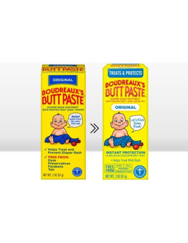 Pasta para el trasero Boudreaux Original 2 oz (paquete de 2)