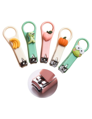 Juego de Cortauñas de Acero Inoxidable Jiathree, 5 Piezas