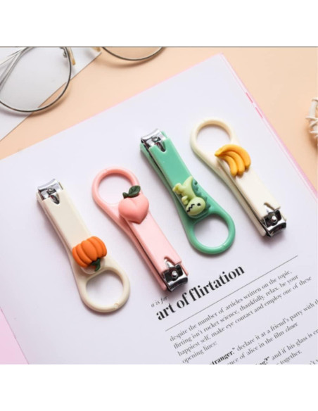 Juego de Cortauñas de Acero Inoxidable Jiathree, 5 Piezas