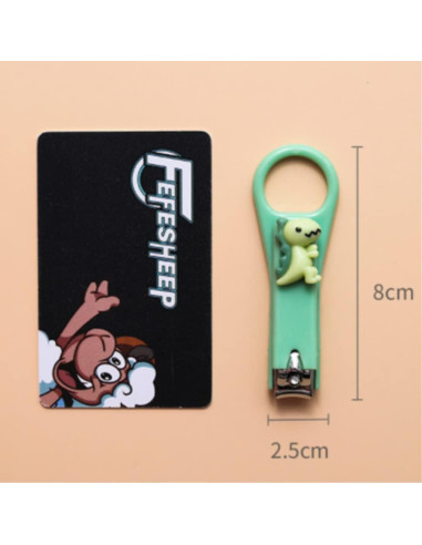 Juego de Cortauñas de Acero Inoxidable Jiathree, 5 Piezas