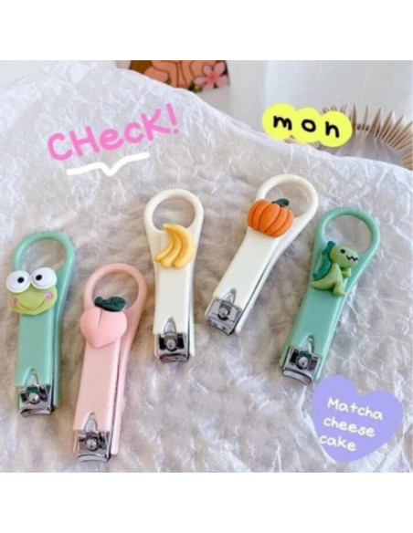 Juego de Cortauñas de Acero Inoxidable Jiathree, 5 Piezas