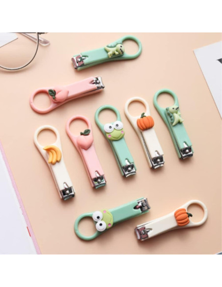 Juego de Cortauñas de Acero Inoxidable Jiathree, 5 Piezas