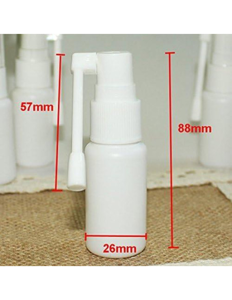 10 Botellas de Spray Nebulizador 20ml Airgoesin para Garganta/Nasal