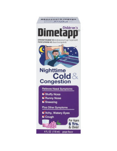 Dimetapp Antihistamínico Niños Noche Resfriado 118 ml x 3 2