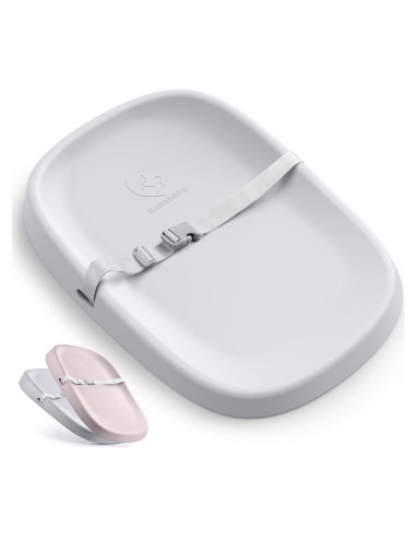 Almohadilla para Cambiar Bebés Bellababy Gris Impermeable 70x48 cm