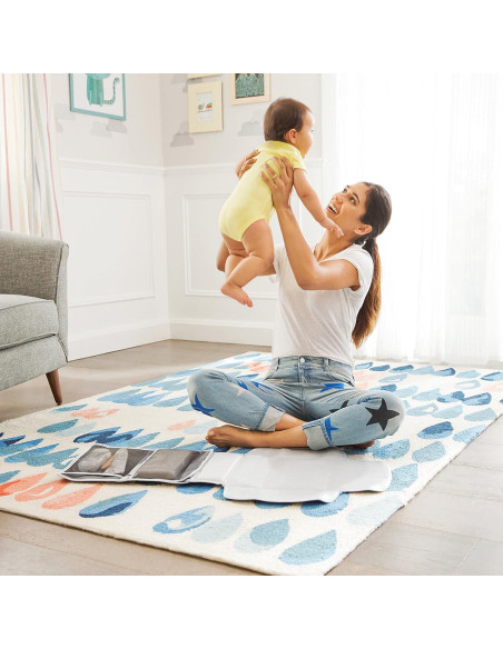 Kit de Cambio de Pañales Portátil Munchkin Gris con Almohadilla