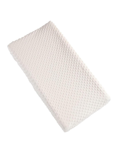 Funda de Cambiador Sólida Beige Minky 81x41 cm Lavable