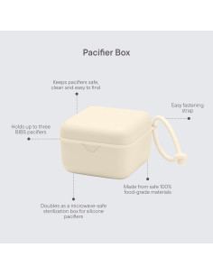 Caja de Chupetes BIBS Petróleo - Esterilizadora Microondas 2