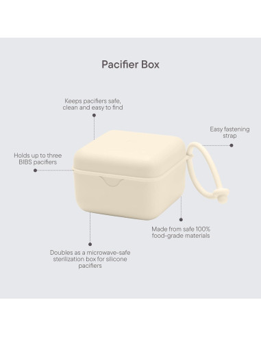 Caja de Chupetes BIBS Petróleo - Esterilizadora Microondas