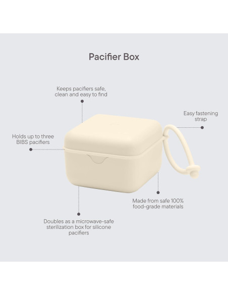 Caja de Chupetes BIBS Petróleo - Esterilizadora Microondas