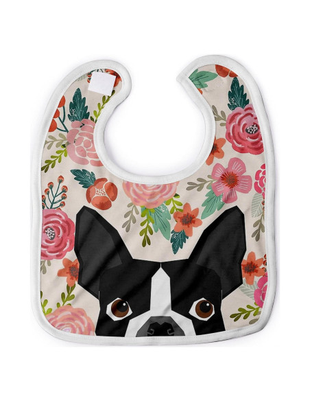 Babero Premium para Bebés Granbey Perro Boston Terrier 27x35cm
