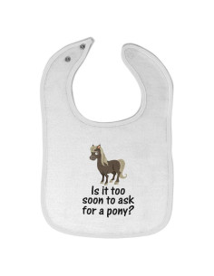 Bibs de Algodón 100% Cute Rascals Caballo para Bebés