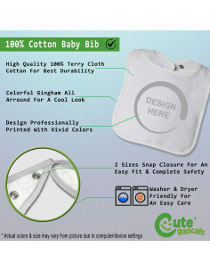 Bibs de Algodón 100% Cute Rascals Caballo para Bebés 2