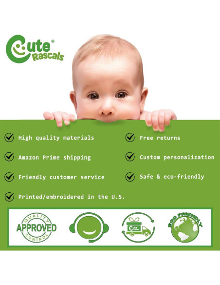 Bibs de Algodón 100% Cute Rascals Caballo para Bebés Bibs de Algodón 100% Cute Rascals Caballo para Bebés