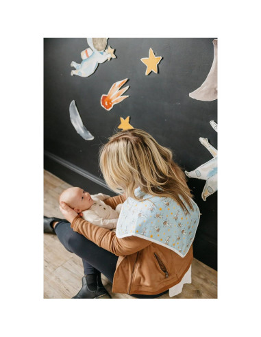 Paños de Eructo para Bebés Copper Pearl - 3 Unidades Grandes Algodón