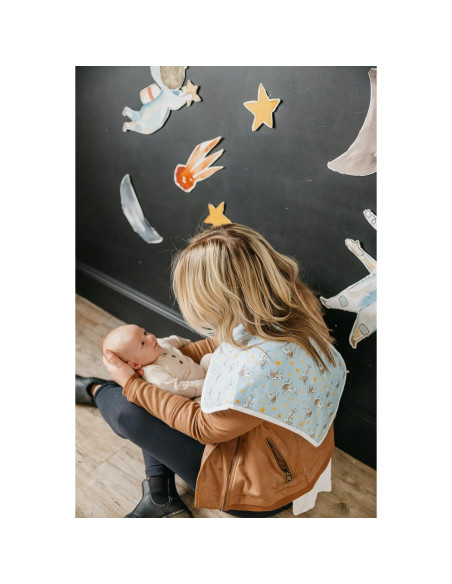 Paños de Eructo para Bebés Copper Pearl - 3 Unidades Grandes Algodón