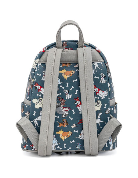 Mini Mochila Loungefly Perros de Disney Estampado Completo
