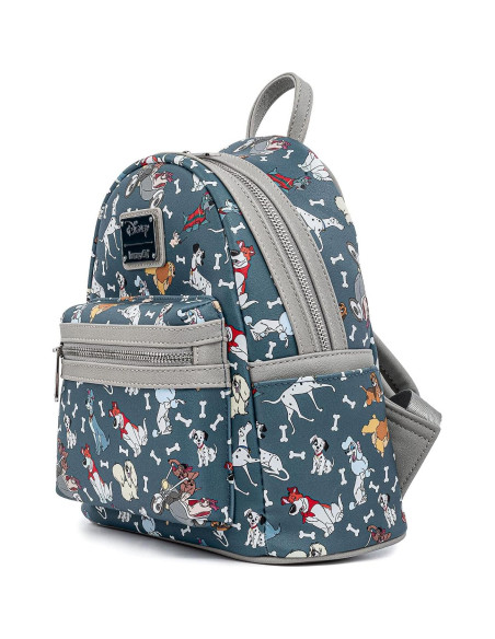 Mini Mochila Loungefly Perros de Disney Estampado Completo