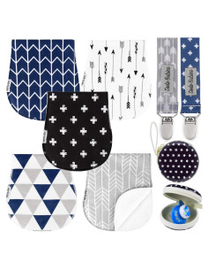 Paquete de 5 Paños de Eructo Dodo Babies - Algodón Suave