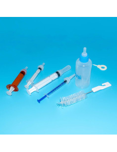 Kit de Alimentación para Mascotas Henandudu - 1 Botella 60ml + 4 Jeringas 2