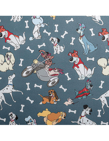 Mini Mochila Loungefly Perros de Disney Estampado Completo