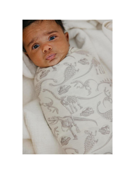 Manta de Envolver Copper Pearl Dinosaurio 116.8x116.8 cm