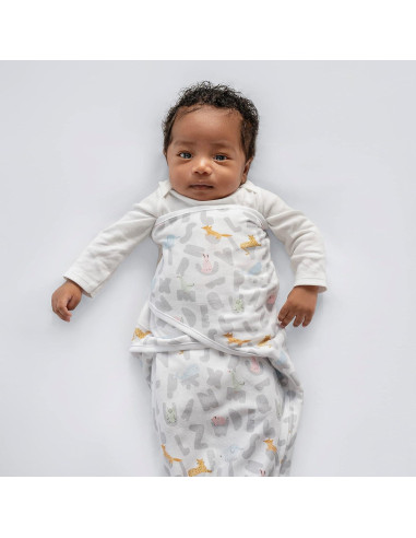 Envoltura Fácil Algodón Aden + Anais 3 Unidades Animales 0-3 Meses